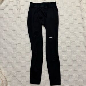 Nike Dri-Fit Men’s Hyperwarm Golf Tour Performance Black Compression Tight Large